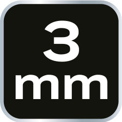 Klucz sześciokątny 3.0 mm, CrV