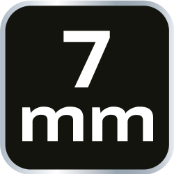 NEO Klucz sześciokątny 7.0 mm, CrV