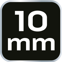 NEO Klucz sześciokątny 10.0 mm, CrV