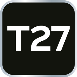 Klucz Torx T27, CrV