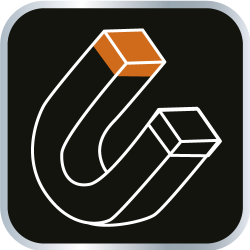 Miska magnetyczna, prostokątna 245 x 145 mm