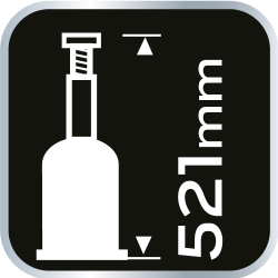 NEO Podnośnik słupkowy 20 t, 241-521 mm