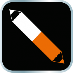 Ołówek techniczny czerwono-niebieski 12 sztuk