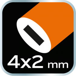 Ołówek techniczny czerwono-niebieski 12 sztuk