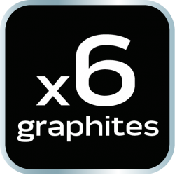 Ołówek stolarski / murarski automatyczny plus 6 grafitowych wkładów