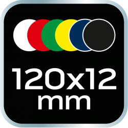 Kreda techniczna do znakowania, różne kolory, 12 sztuk