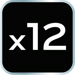 Kreda techniczna do znakowania, biała, 12 sztuk