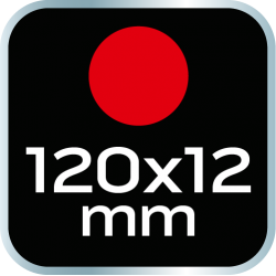 Kreda techniczna do znakowania, czerwona, 12 sztuk