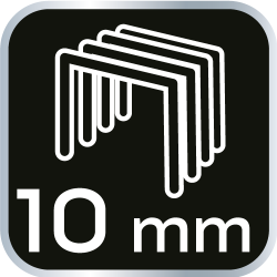 Zszywki typ J, 10 mm, 1000 szt.