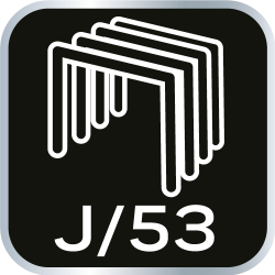 Zszywki typ J, 10 mm, 1000 szt.