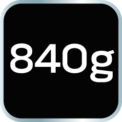 Młotek bezodrzutowy 840 g, monolityczna konstrukcja