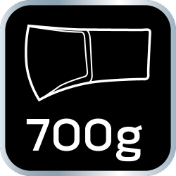 Siekiera 950g, obuch 700g, trzonek włókno, 17.5