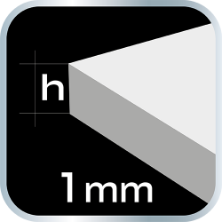 Klipsy do poziomowania płytek 150 szt., 1mm