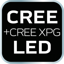 Naświetlacz akumulatorowy 750+250 lm COB