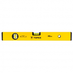 Poziomnica aluminiowa typ 500, 40 cm, 2 libelle