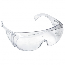 Okulary ochronne, białe