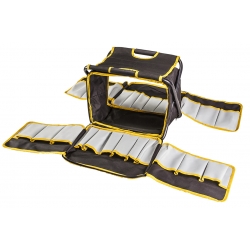 Stołek z torbą monterską