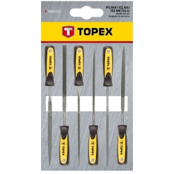 Pilniki iglaki do metalu, zestaw 6 szt.