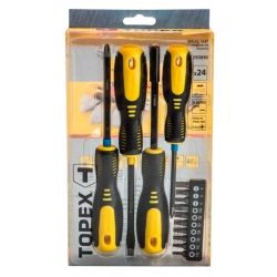 Wkrętaki i końcówki wkrętakowe, zestaw 14 szt.