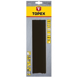 Wkłady klejowe 11 mm, czarne, 12 szt.