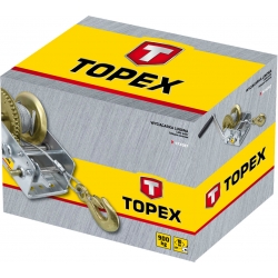 Wciągarka linowa z hamulcem zapadkowym 0.9 t, lina 10 m