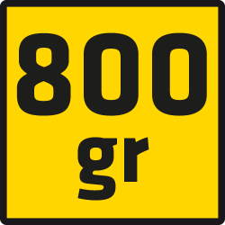 Siekiera 800 g, trzonek z włókna szklanego