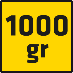 Siekiera 1000 g, trzonek z włókna szklanego