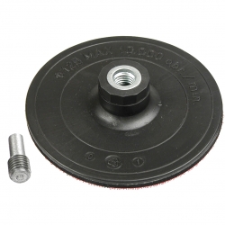 Tarcza elastyczna z rzepem 125 mm x M14 + trzpień