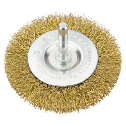 Szczotka druciana tarczowa z trzpieniem 75 mm