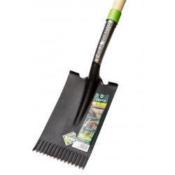 Szpadel prosty, drewniany trzonek, T-Rex