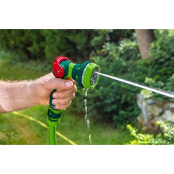 Zraszacz pistoletowy 8-funkcyjny z płynna regulacją strumienia