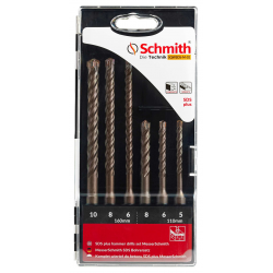 SCHMITH Komplet wierteł do betonu SDS PLUS 5-6-8*110 mm