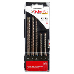 SCHMITH Komplet wierteł do betonu SDS PLUS 5-6*110 mm