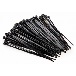 SCHMITH Opaski zaciskowe nylonowe czarne 3,6x300 100 szt.