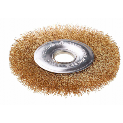 SCHMITH Szczotka tarczowa z otworem 22 drut falowany 120