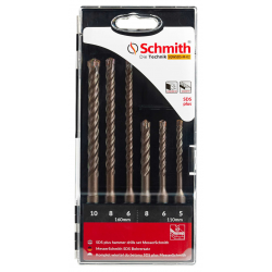 SCHMITH Komplet wierteł do betonu SDS PLUS 5-6-8*110 mm