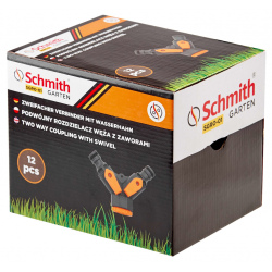 SCHMITH Podwójny rozdzielacz węża z zaworami