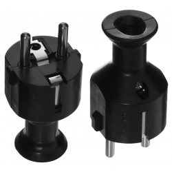 SCHMITH WTYCZKA PROSTA ROZBIERALNA UNI-SCHUKO, 16A, 250V C