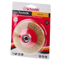 SCHMITH Szczotka tarczowa z nakrętką M14 drut FAL 115