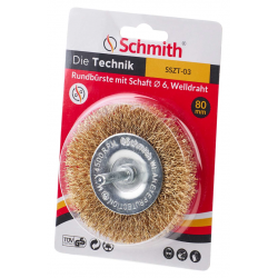 SCHMITH Szczotka tarczowa z trzpieniem fi 6 drut FAL 80