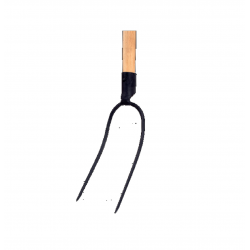 SCHMITH Widły gosp. 2-zębne z trzonkiem drewnianym 120