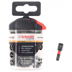 SCHMITH BITY UDAROWE T25 25MM 20SZT. -LINIA HI-TEK