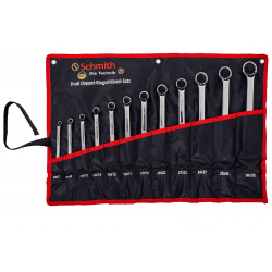 SCHMITH Komplet kluczy oczkowych odgiętych 12 szt