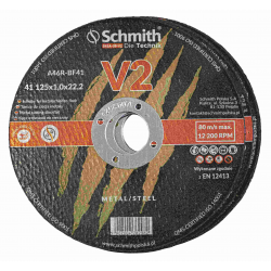 SCHMITH Tarcza do cięcia metalu V2 125x1x22,2
