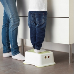 IKEA PODIUM DZIECIĘCE BIAŁO-ZIELONE FORSIKTIG