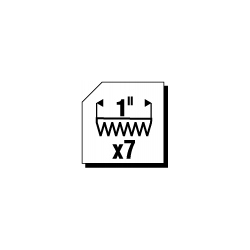 Piła płatnica 400 mm, 7 TPI