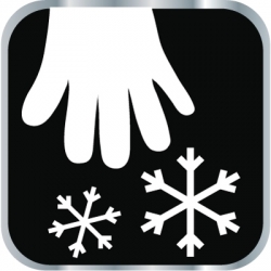 Rękawice robocze, ocieplane, akrylowe powlekane sz