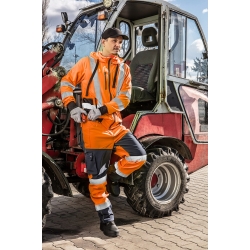 Bluza robocza ostrzegawcza, pomarańczowa, rozmiar