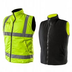 Bezrękawnik roboczy, dwustronny, jedna strona odbl