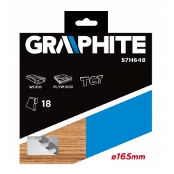 Tarcza do pilarki, widiowa, 165 x 30 mm, 18 zębów